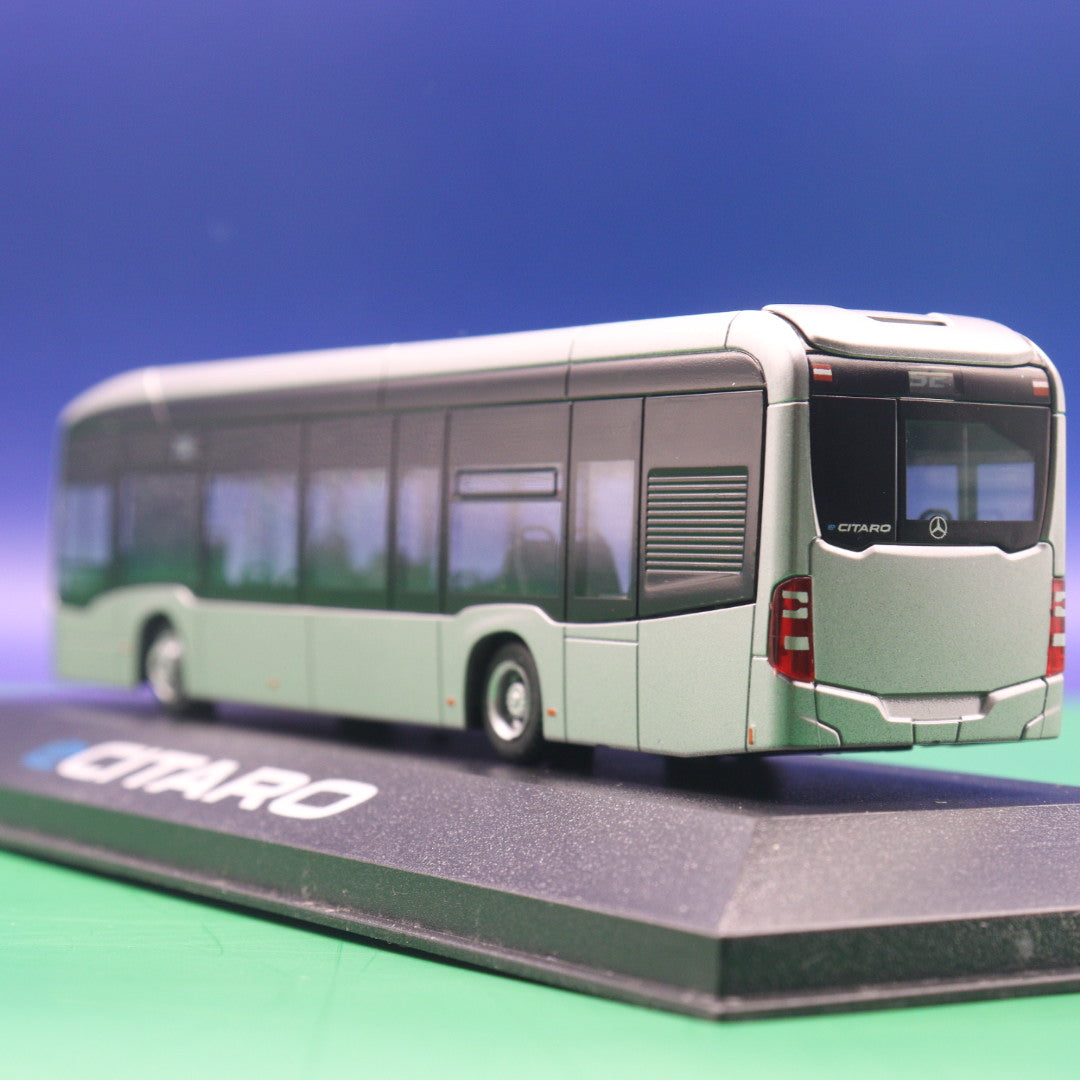 Mercedes Benz eCitaro Daimler Modellbus - Vorführdesign - Platinum Silber Metallic - Modellbus Rietze 76805