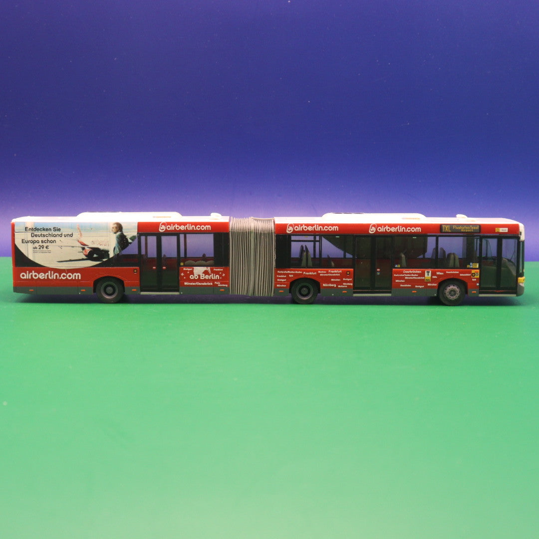 Solaris Urbino 18 - BVG Berlin - AirBerlin - Ohne OVP und Spiegel - Modellbus Rietze