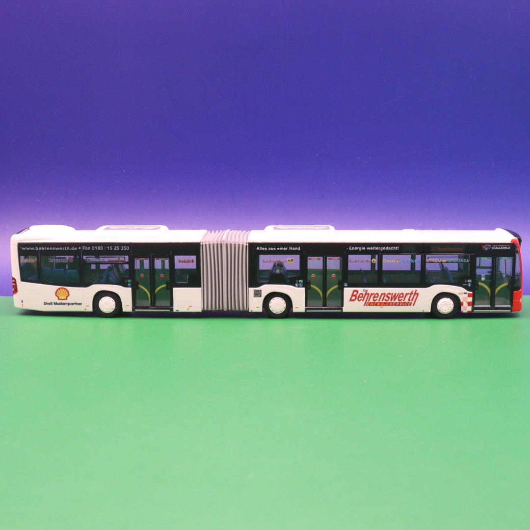 Mercedes Benz Citaro C2 G - Verkehrsgemeinschaft Osnabrück - Behrenswert Energieservice - Modellbus Rietze 73679