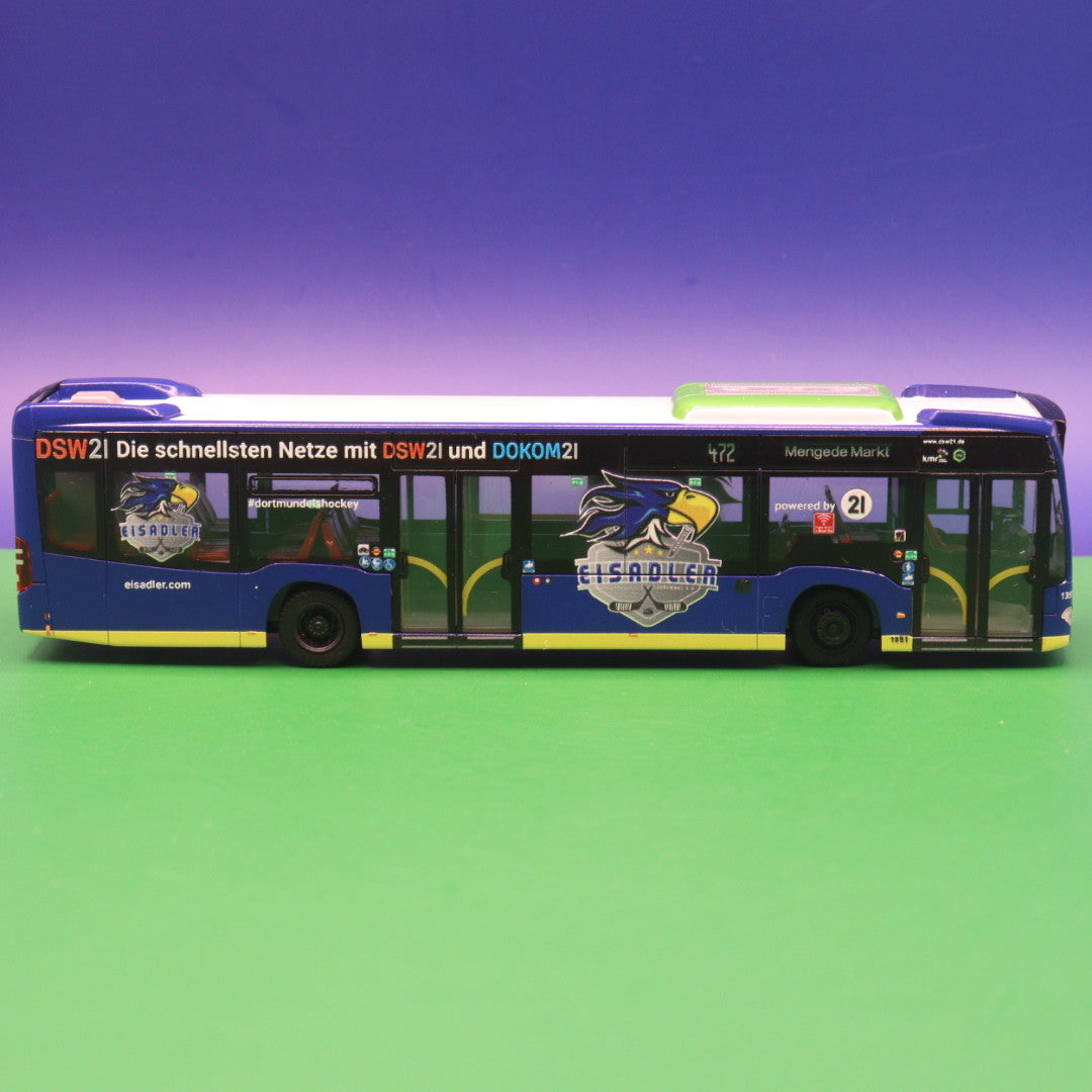 Mercedes Benz Citaro C2 - DSW21 Dortmund - Eisadler Dortmund Eishockey - Modellbus Rietze 69353