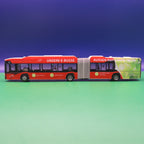 Solaris Urbino 18 - VAG Freiburg - Innen Grün Aussen Rot - Modellbus Rietze 76709