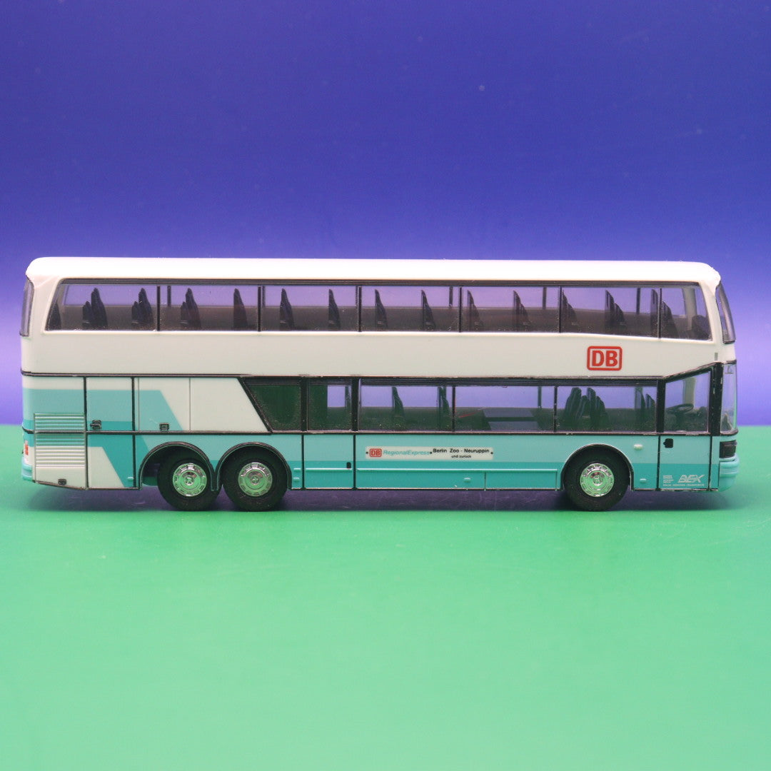 Setra S 228 DT - BEX, DB RegionalExpress - Berlin, Zoo, Neuruppin - Gebraucht, Ohne OVP - Modellbus Herpa