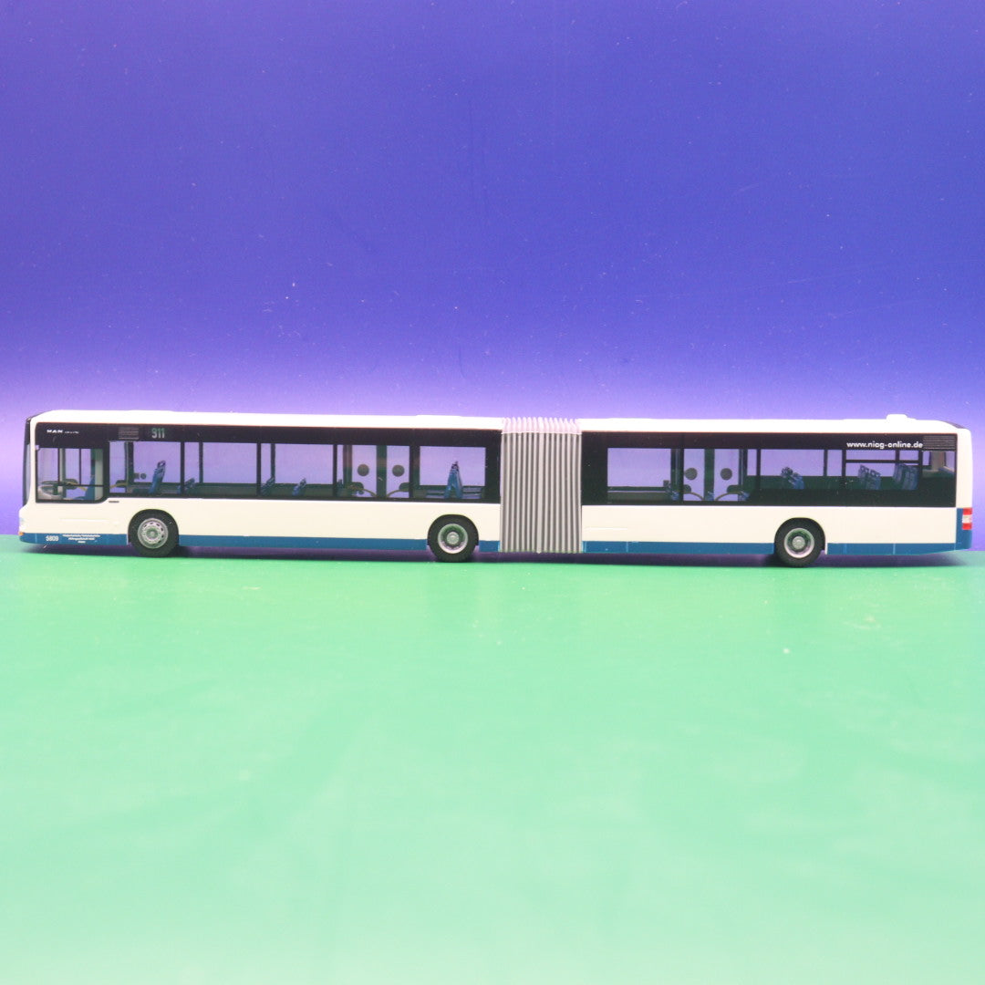 MAN Lions City G - NIAG Moers - GEBRAUCHT OHNE OVP OHNE ZURÜSTTEILE - Modellbus Rietze