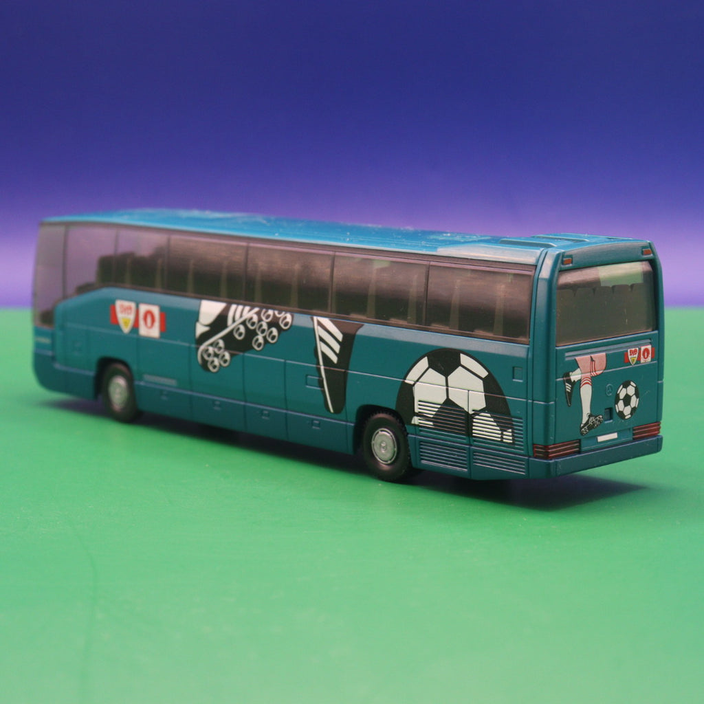 Mercedes Benz O 404 RHD  - VFB Stuttgart - Gebraucht, Ohne OVP - Modellbus Wiking