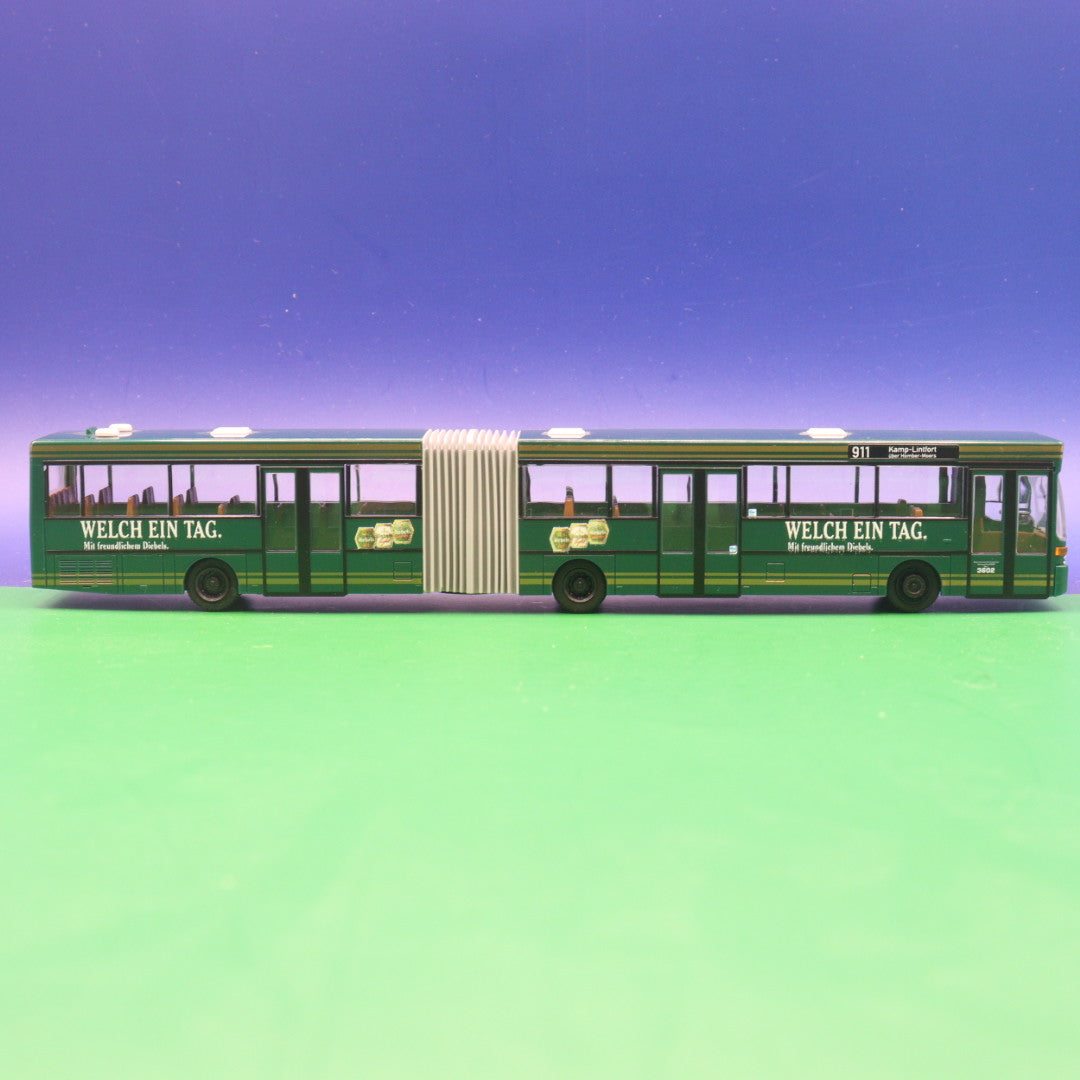 Mercedes Benz O405 G - NIAG Moers - Diebels - GEBRAUCHT OHNE OVP OHNE SCHEIBENWISCHER - Modellbus Rietze