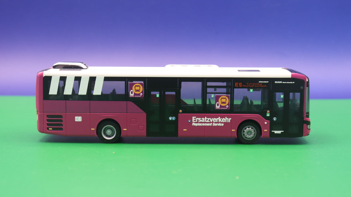 Rietze MAN Lion s Intercity LE, OVF Franken - rail replacement transport - SEV model bus
