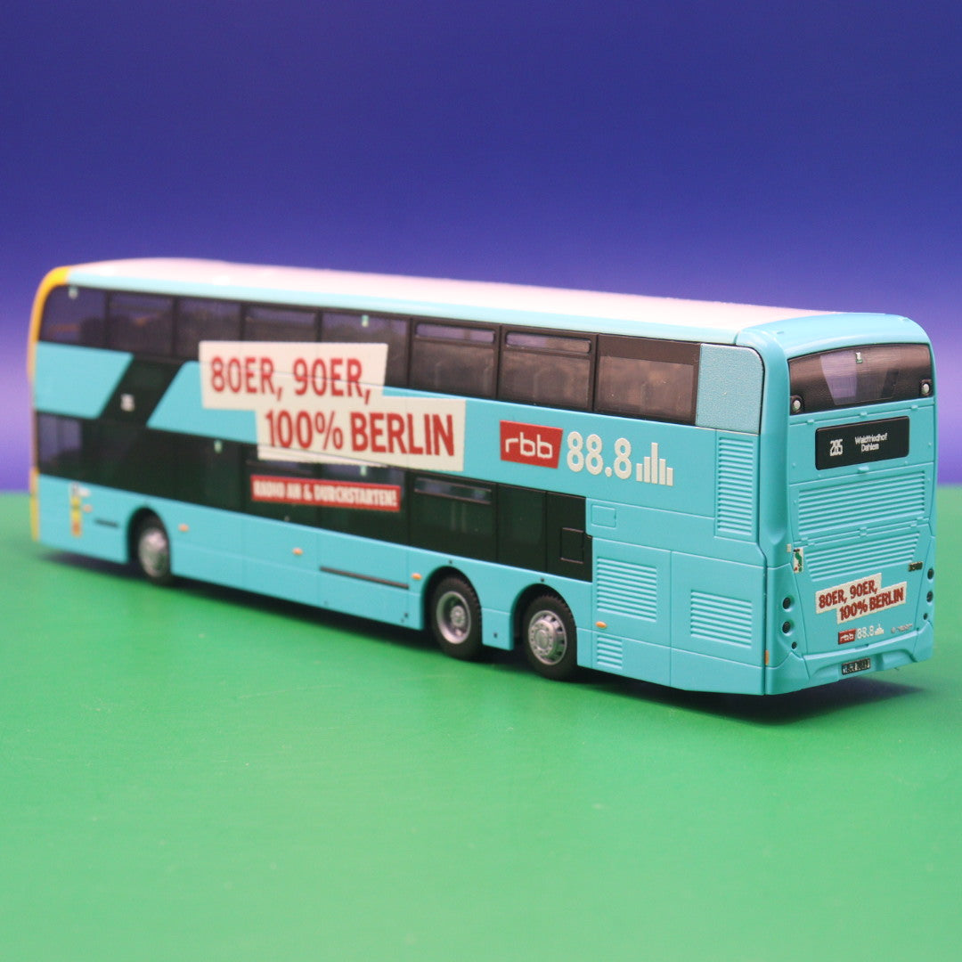 Alexander Dennis Enviro 500 - BVG Berlin - RBB 88.8 - Linie 255 Waldfriedhof Dahlem - Modellbus Rietze 78009