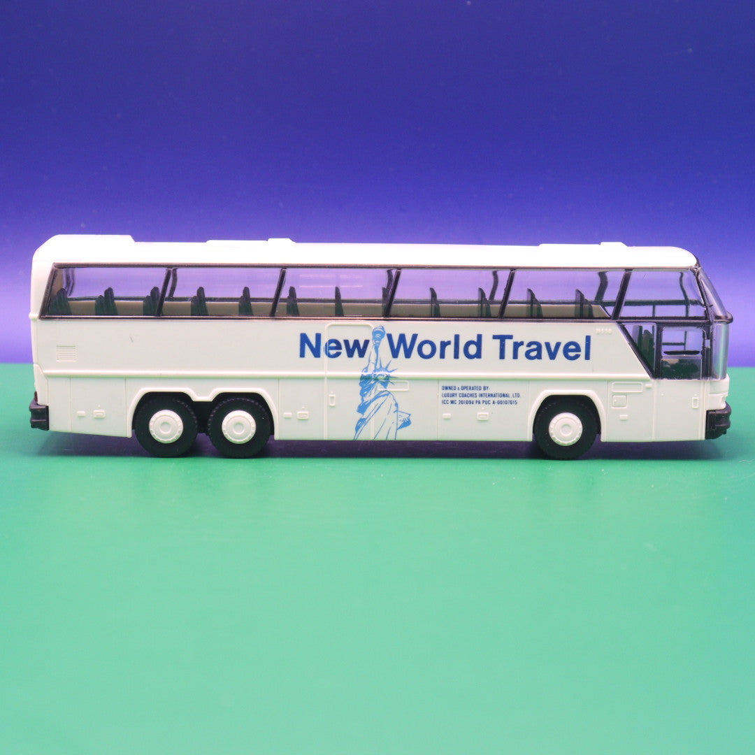 Neoplan Cityliner - New World Travel - Ohne Zurüstteile - Modellbus Rietze