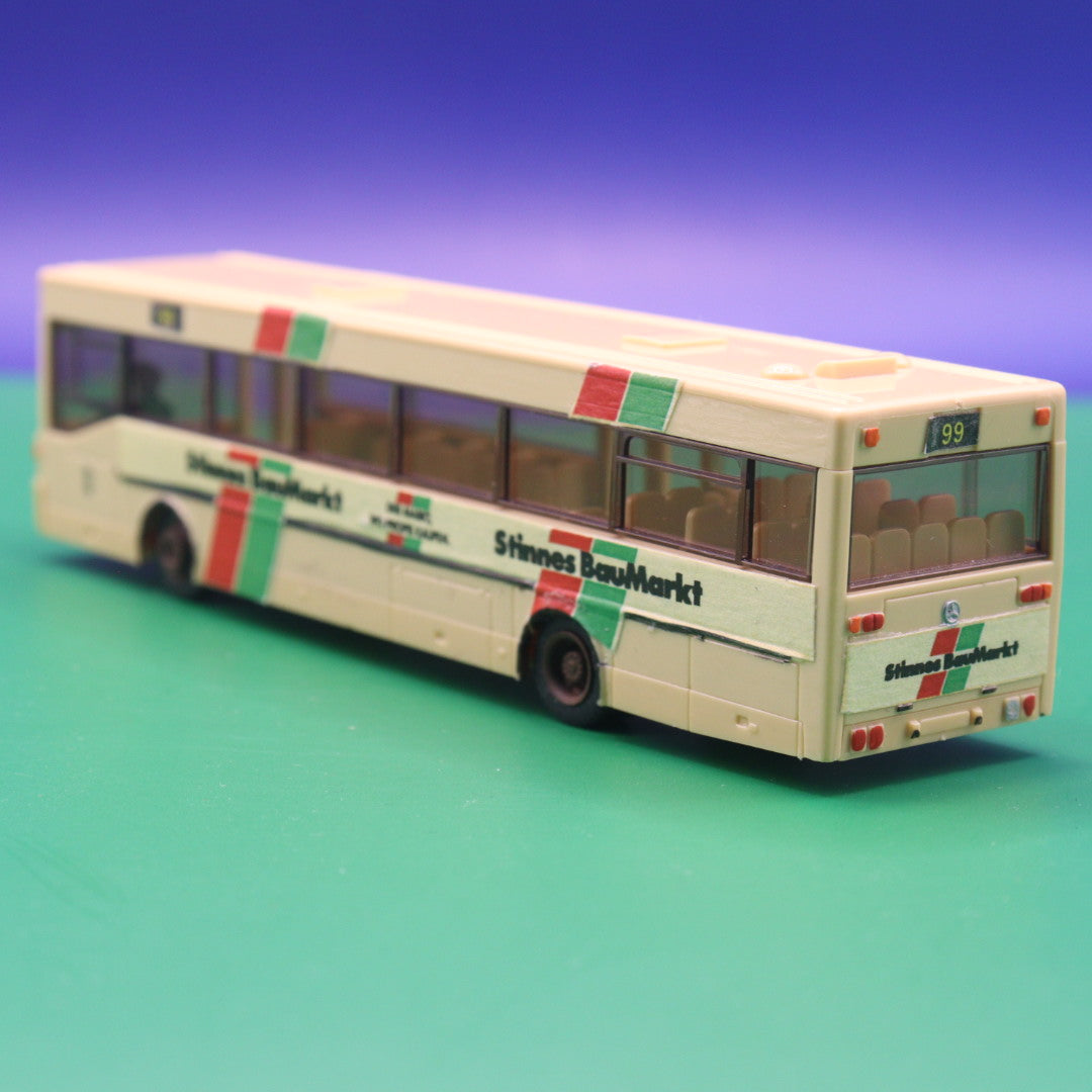 Mercedes Benz O405 - Potsdam Stinnes Baumarkt (Umbau) Gebraucht & Ohne OVP - Modellbus Wiking