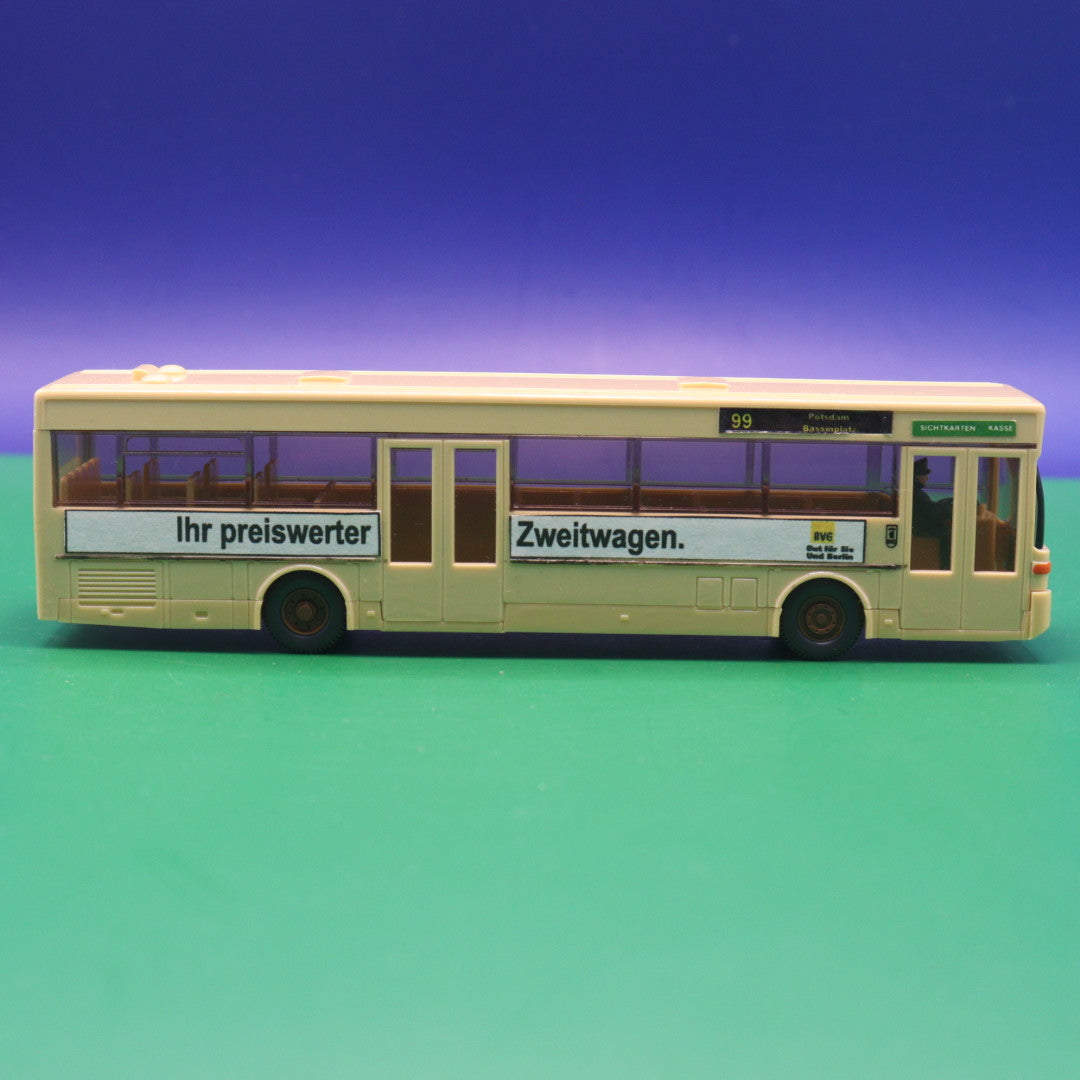 Mercedes Benz O405 - BVG Berlin Ihr Preiswerter Zweitwagen (Umbau) Gebraucht & Ohne OVP - Modellbus Wiking