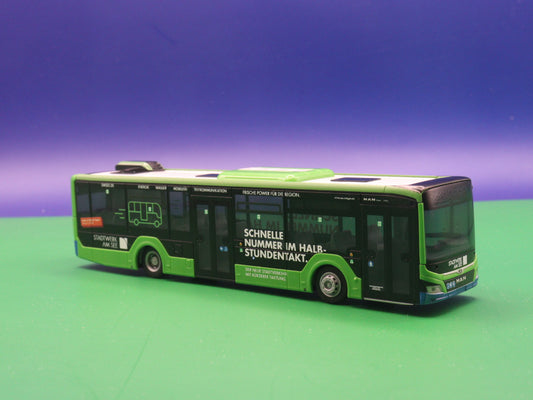 MAN Lions City 12 - Stadtwerke Friedrichshafen - Schnelle Nummer im Halb Stundentakt - Modellbus Rietze 75410