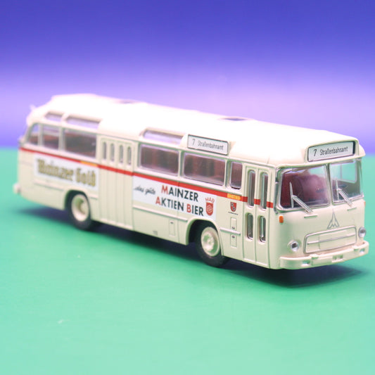 Magirus Saturn 2 - Mainz - Linie 7 Straßenbahnamt - Modellbus Brekina