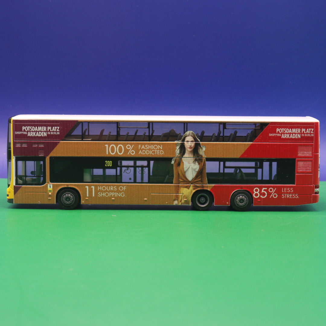 MAN DL07 - BVG Berlin - Shopping Arkaden - Linie 200 Michelangelostr via Potsdamer Platz - Modellbus Rietze 67335