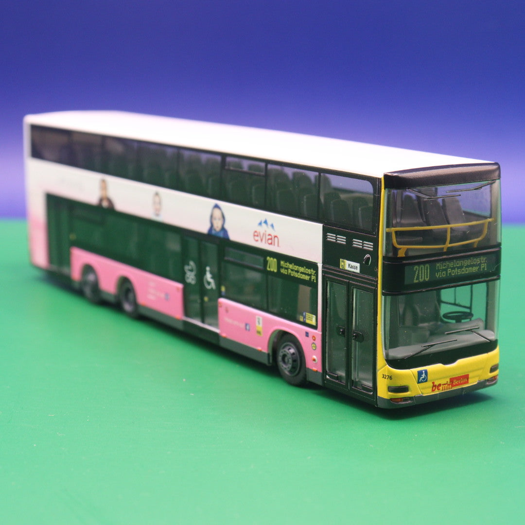 MAN Lions City DL - BVG Berlin - evian - Modellbus Rietze 67759