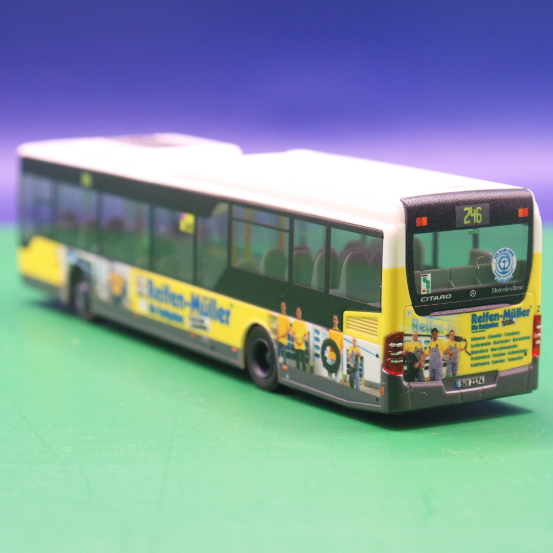Mercedes Benz O530 Citaro LE - BVG Berlin - Reifen Müller - Linie 246 Neukölln Forsthausallee - Modellbus Viessmann