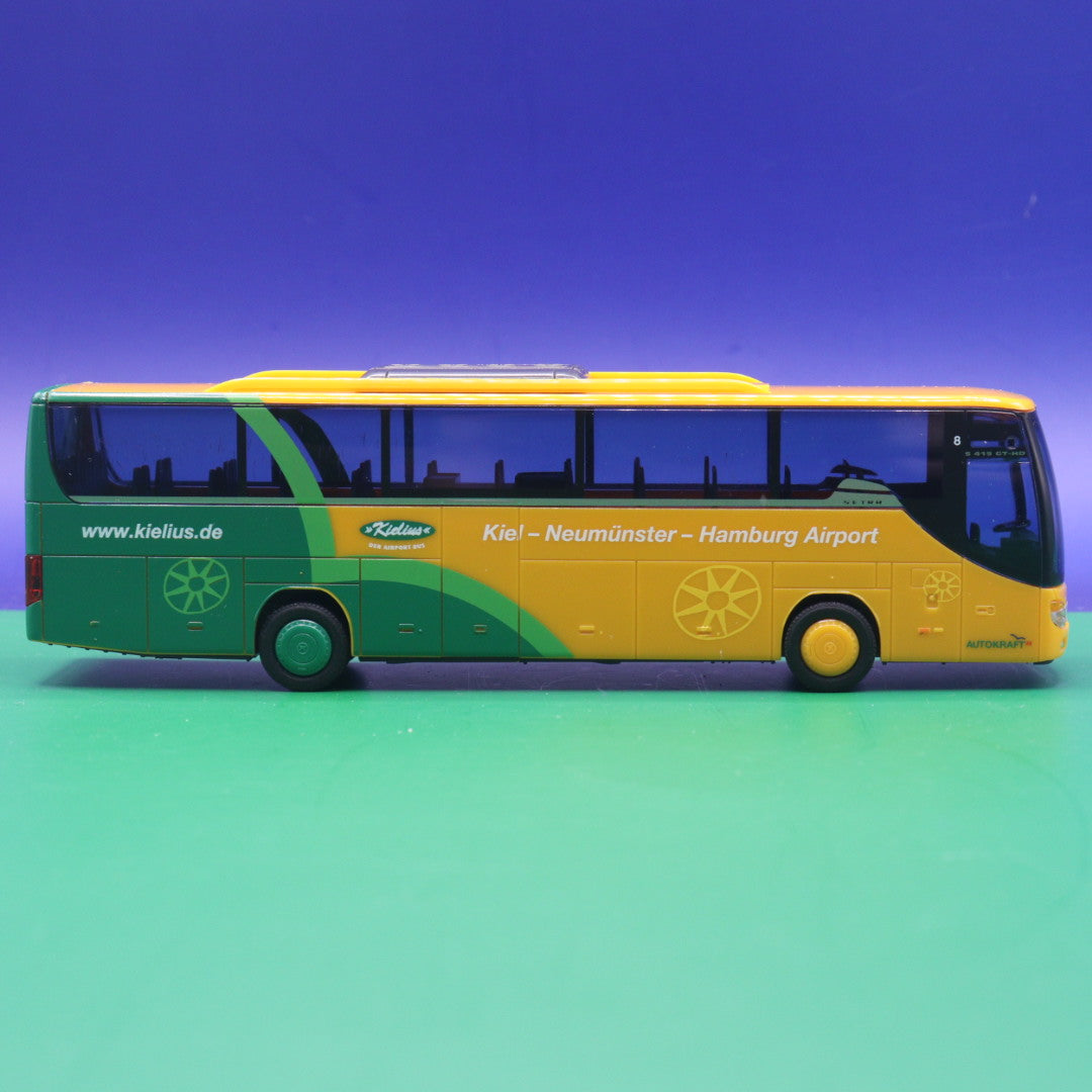 Setra S 415 GT HD - Hamburg Airport - Neumünster - Kiel - Kielus Autokraft - AWM Modellbus