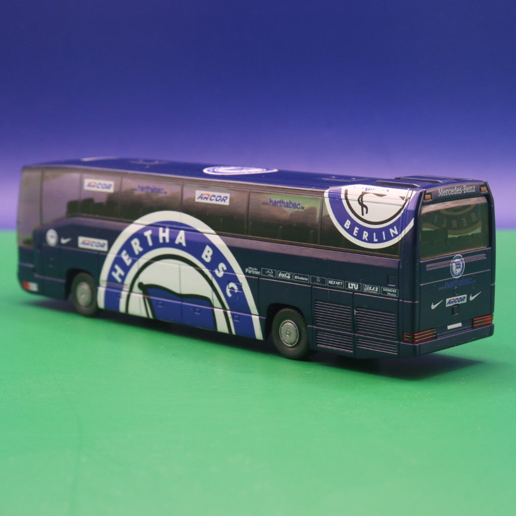 Mercedes Benz O 404 RHD  - Hertha BSC - Gebraucht, Ohne OVP - Modellbus Wiking