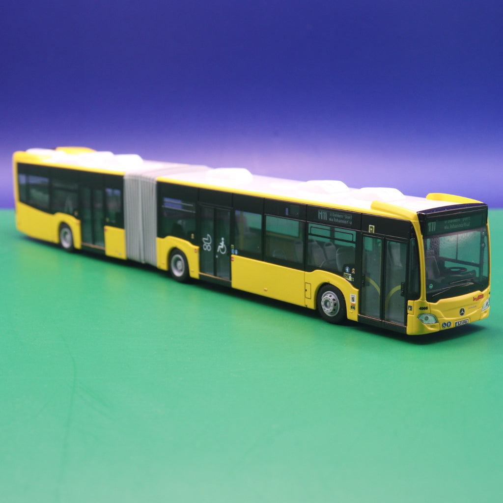 Mercedes Benz Citaro C2 G - BVG Berlin - M11 U Dahlem Dorf via Johannistal - LIMITIERTE AUFLAGE 100 Stück - Modellbus Rietze 69580-1