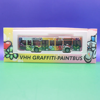 Mercedes Benz O530 Citaro Facelift - VHH Verkehrsbetriebe Hamburg Holstein - Graffiti Paintbus - Linie 124 Bf Bergedorf - Modellbus Rietze