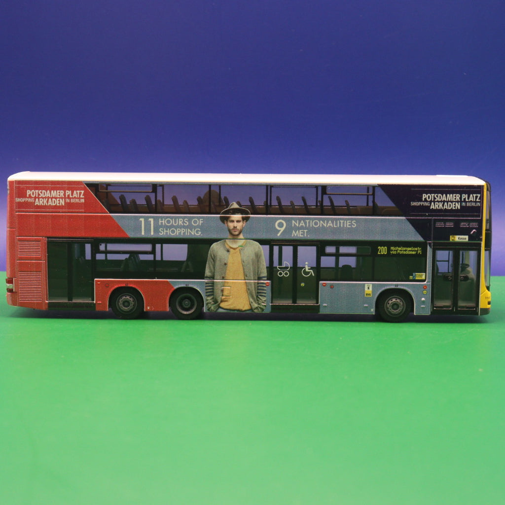 MAN DL07 - BVG Berlin - Shopping Arkaden - Linie 200 Michelangelostr via Potsdamer Platz - Modellbus Rietze 67335