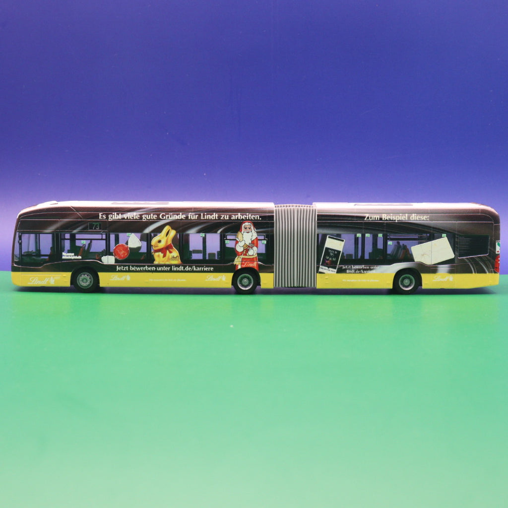 Mercedes Benz eCitaro G - Lindt Schokolade - ASEAG Aachen - Modellbus Rietze 77615