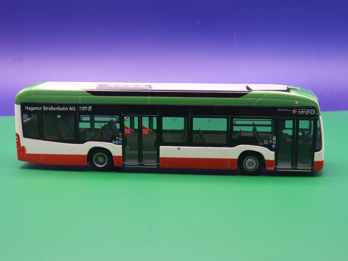 Mercedes Benz eCitaro - Hagener Straßenbahn AG - Modellbus Rietze 75581