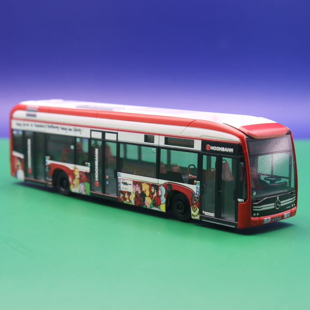 Mercedes Benz eCitaro - Hochbahn Hamburg - Linie 118 U Wandsbek Gartenstadt - Modellbus Rietze 75575 Sondermodell 2022