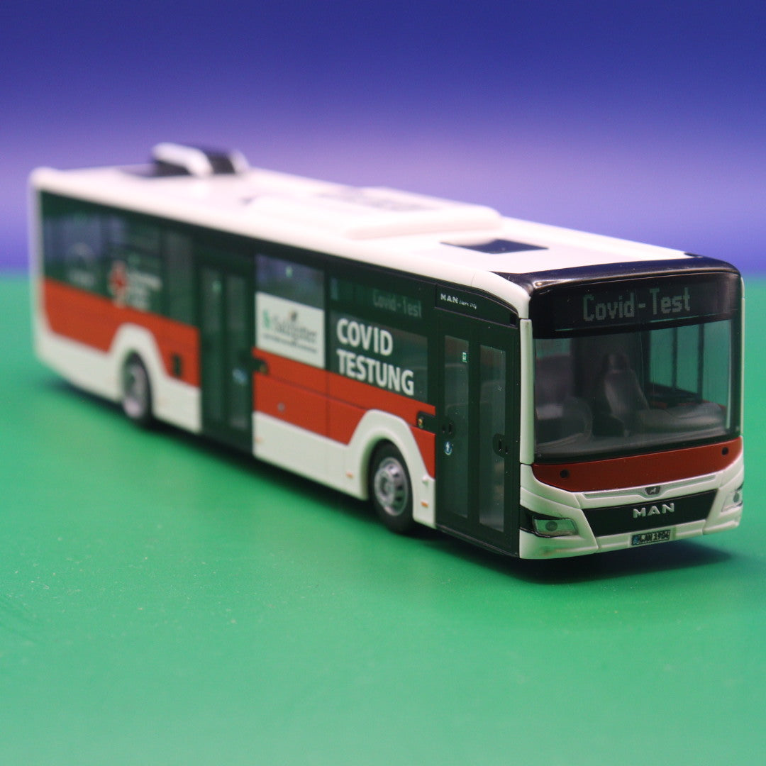 MAN New Lions City - DRK KV - Braunschweig Salzgitter - Covid Teststation - MAN Truck & Bus SE - Modellbus Rietze 75347