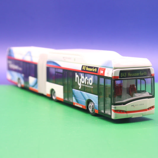 Solaris Urbino 18 Hybrid - Stadtwerke Neuss - Stadtlinie 843 Neusserfurth - Modellbus Rietze 69104