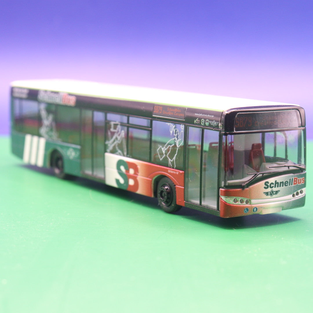 Solaris Urbino 12 - BSM Bahnen Monheim - GEBRAUCHT OHNE OVP - Modellbus Rietze