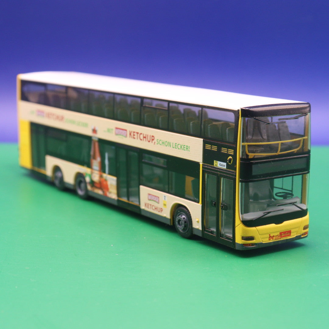 MAN Lions City DL - BVG Berlin - evian - Modellbus Rietze 67759