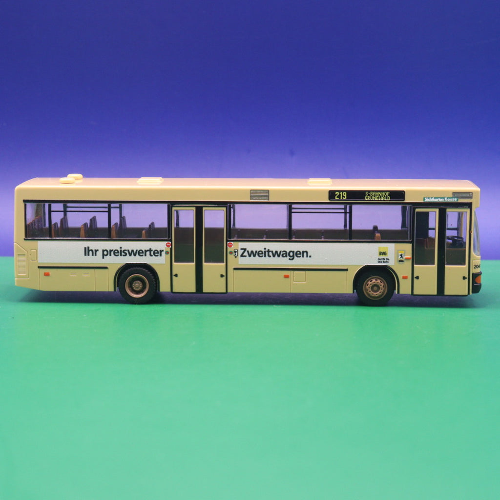 Neoplan N 416 SL - BVG Berlin - Ihr preiswerter Zweitwagen - Linie 219 S Bahnhof Grunewald - Modellbus Rietze