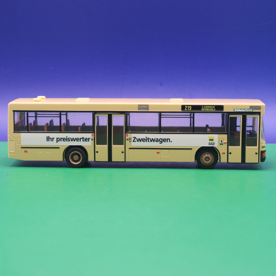 Neoplan N 416 SL - BVG Berlin - Ihr preiswerter Zweitwagen - Linie 219 S Bahnhof Grunewald - Modellbus Rietze