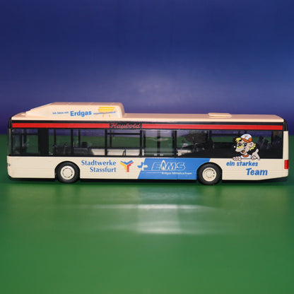 Neoplan Centroliner CNG Erdgas - Stadtwerke Stassfurt - Eims Erdgas Mittelsachsen - Ohne Zurüstteile - Modellbus Rietze