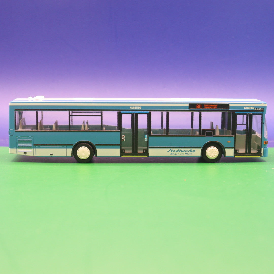 Mercedes Benz O405 N - Stadtwerke Bingen am Rhein - Linie 601 Stadtbahnhof Bingen - Modellbus Rietze 75241