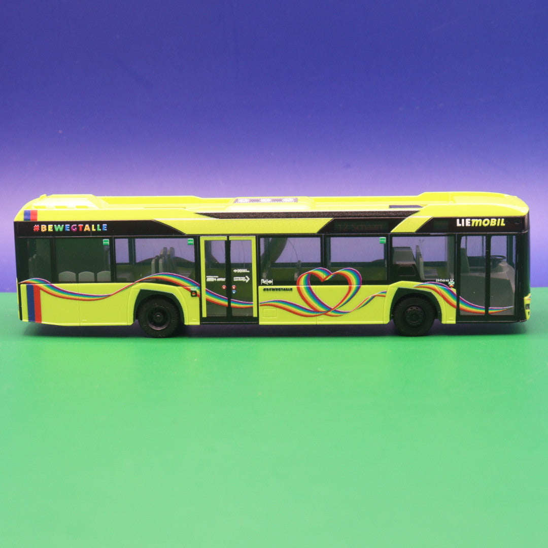 Solaris Urbino 12 - LIEmobil - Regenbogenbus 2019 - Modellbus Rietze 77213