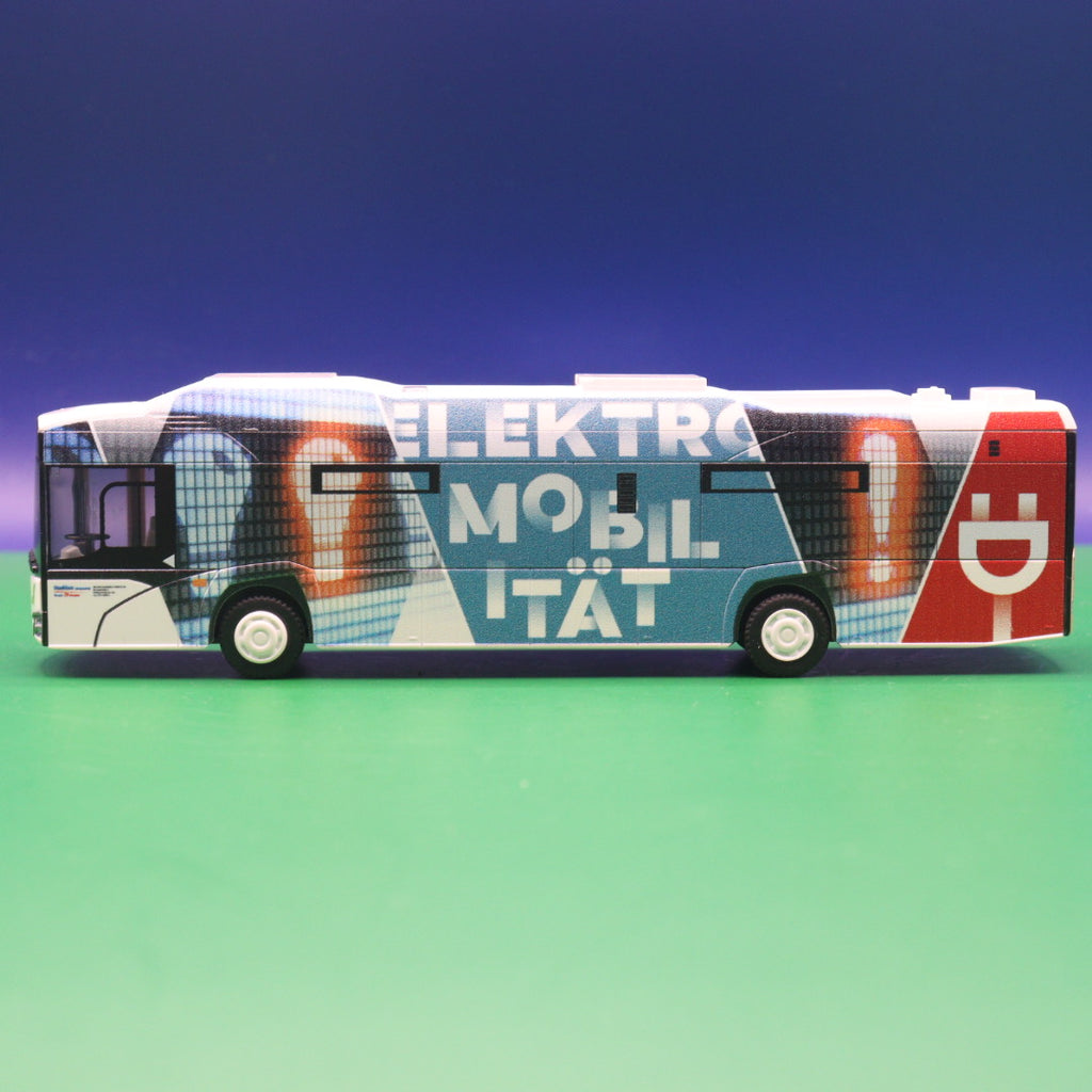Solaris Urbino 12 - Stadtbus Schwäbisch Hall - Electro Mobil - Modellbus Rietze 73042