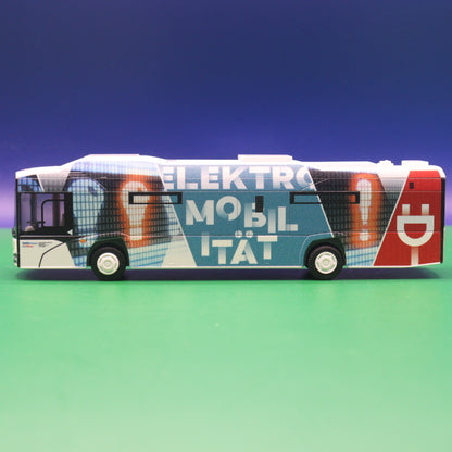 Solaris Urbino 12 - Stadtbus Schwäbisch Hall - Electro Mobil - Modellbus Rietze 73042