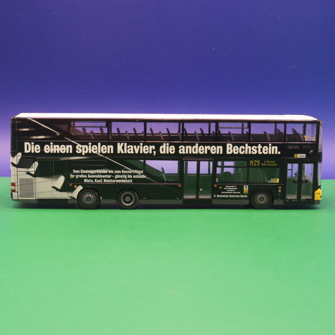 MAN Lions City DL - BVG Berlin - Die einen spielen Klavier, die anderen Bechstein - Modellbus Rietze 67311