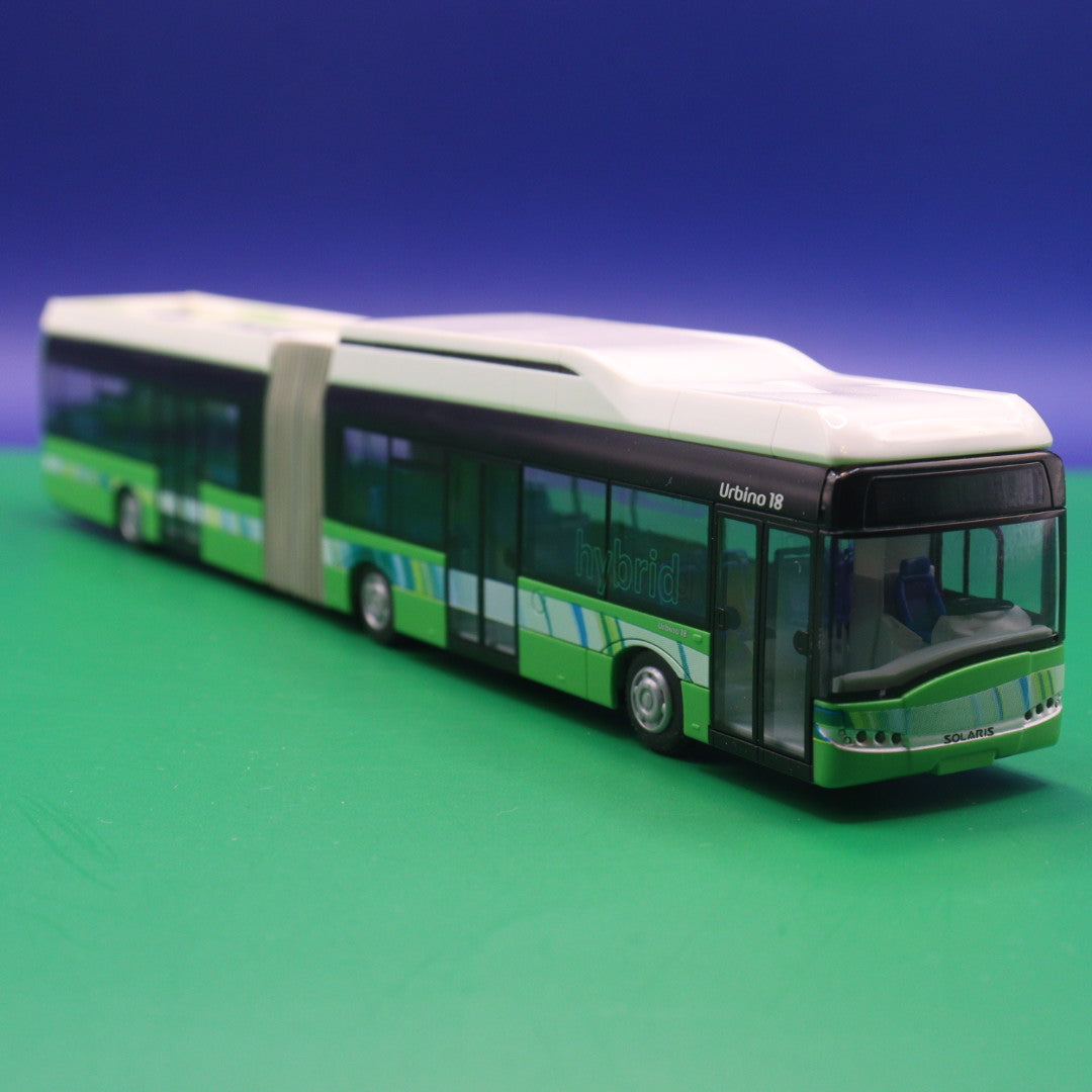 Solaris Urbino 18 Hybrid - Vorführdesign Grün - Ohne Spiegel - Modellbus Rietze