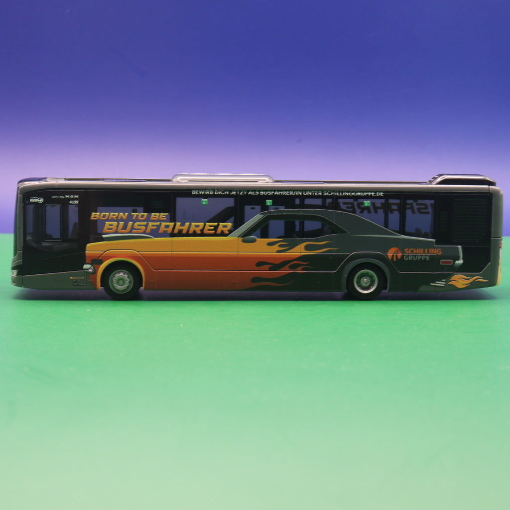 MAN New Lions City 12 - Omnibusverkehr Schilling Hürth (KVB) Köln - BORN TO BE BUSFAHRER - Modellbus Rietze 75409