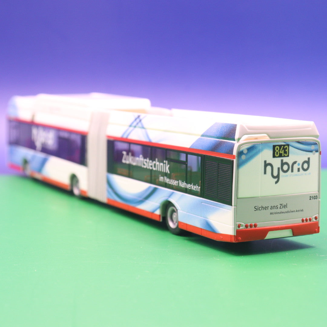 Solaris Urbino 18 Hybrid - Stadtwerke Neuss - Stadtlinie 843 Neusserfurth - Modellbus Rietze 69104