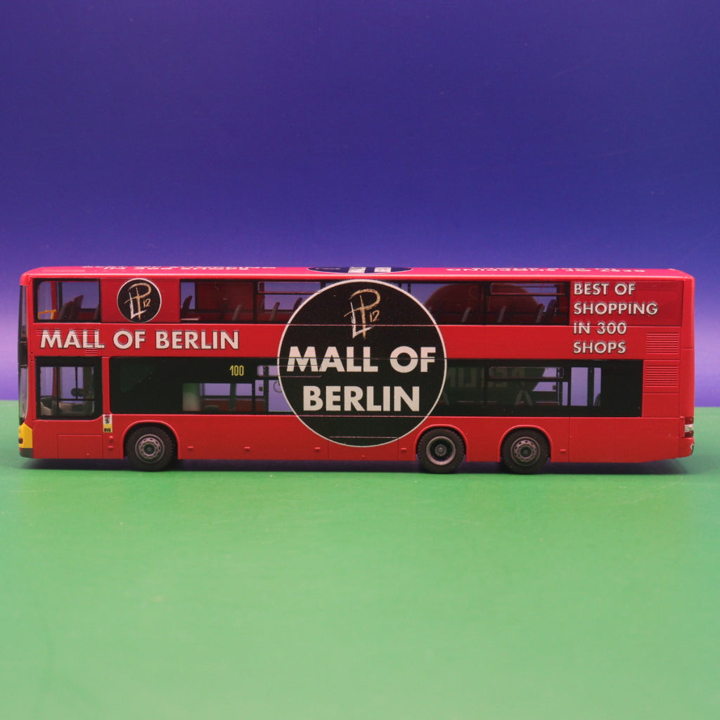MAN DL07 - BVG Berlin - Mall of Berlin - Linie 100 S+U Bahnhof Alexanderplatz - Modellbus Rietze 67773