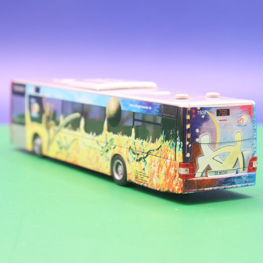 MAN Lions City 12 - Rheinbahn Düsseldorf - Bäderbus der Stadt Ratingen - LIMITIERTE AUFLAGE 300 STÜCK - Linie 760 D-Wittlar Bockum über Flughafen - Modellbus Rietze - Erscheinungsjahr: 11/2010