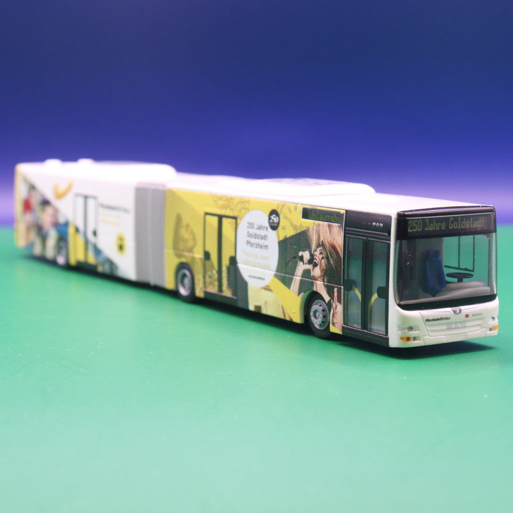 MAN Lions City G - Pforzheim fährt Bus - 250 Jahre Goldstadt Pforzheim - Modellbus Rietze