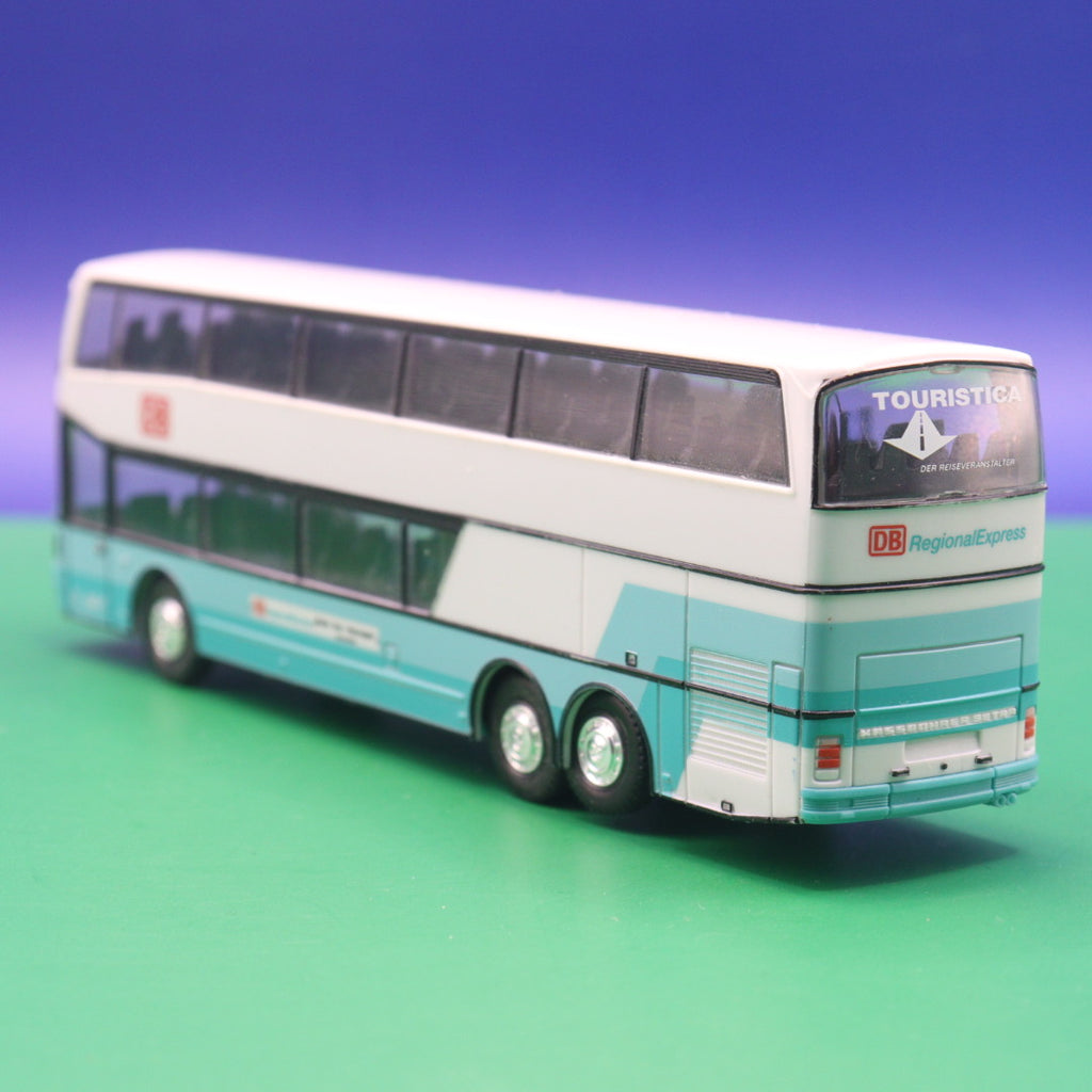 Setra S 228 DT - BEX, DB RegionalExpress - Berlin, Zoo, Neuruppin - Gebraucht, Ohne OVP - Modellbus Herpa