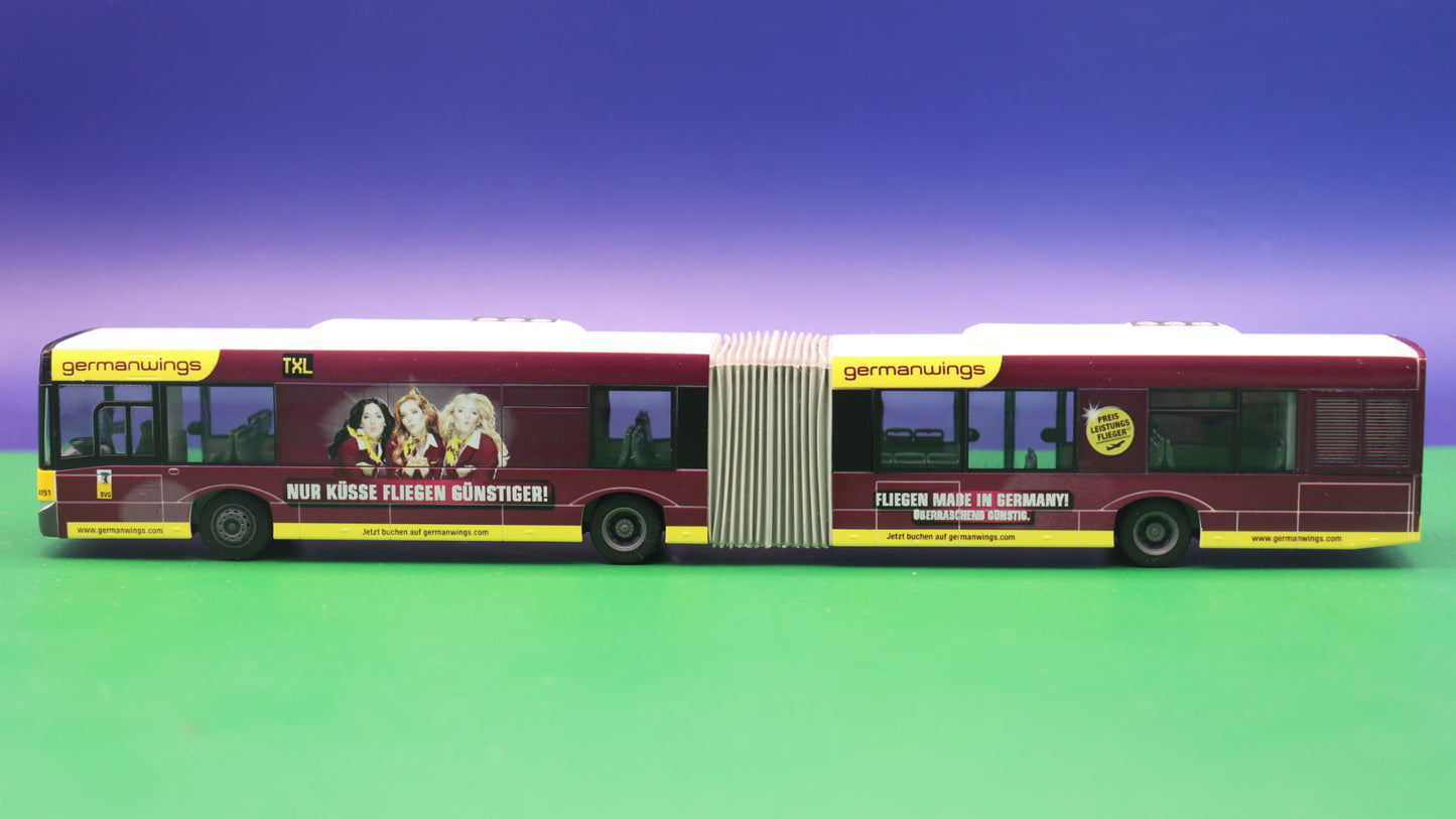 Solaris Urbino 18 - BVG Berlin - Germanwings - Modellbus Rietze 66839 (Erscheinungsjahr: 02/2010)