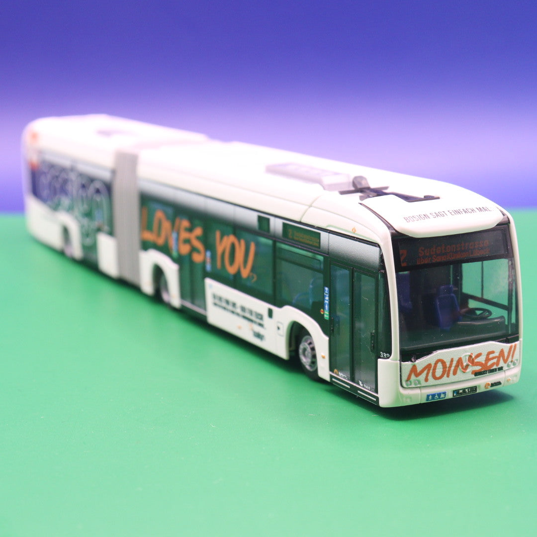 Mercedes eCitaro G, city traffic Lübeck - Bosign model bus Rietze 77617