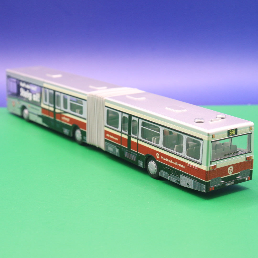 Mercedes Benz O405 G - SAB Reutlingen - Schwäbisch Alb Bahn - SAB Schienenersatzverkehr Münsingen Bahnhof - Modellbus Rietze
