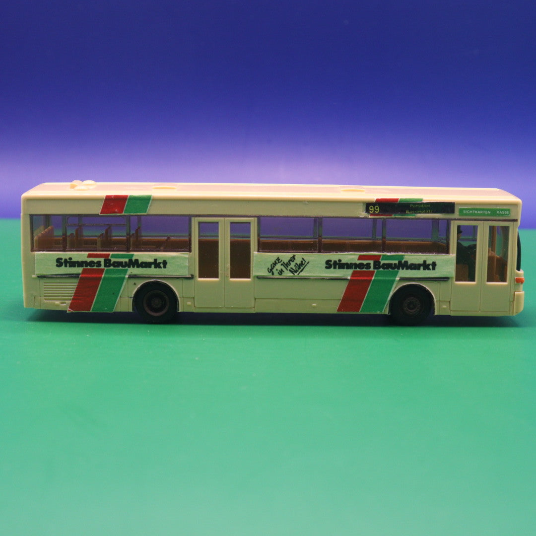 Mercedes Benz O405 - Potsdam Stinnes Baumarkt (Umbau) Gebraucht & Ohne OVP - Modellbus Wiking